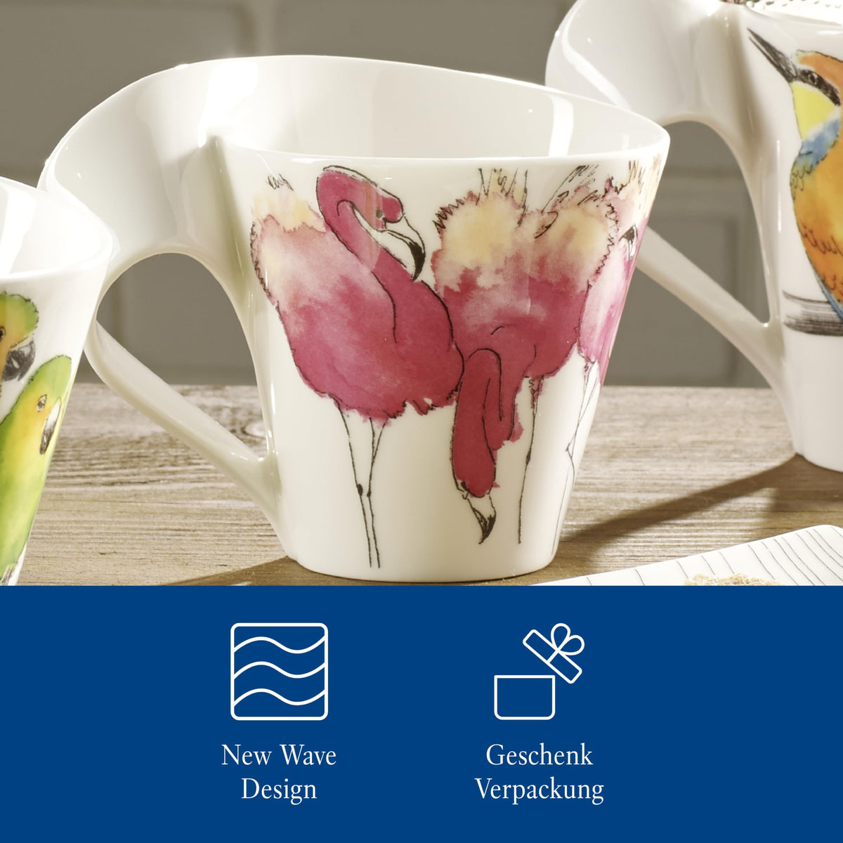 Mug 0.35l by Villeroy & Boch – 10.1 Ounces, 0.3 liters, Porcelain, White, Model 10-4155-9100