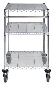 HUBERT Silver - 48"L x 24"W / Silver / 1 Utility Carts