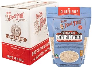 Bob's Red Mill Gluten Free Scottish Oatmeal, 20oz (4 Pack)