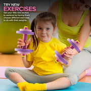 Modern Innovations Dumbbells / Pink/Purple / 14-16 ounces Categories