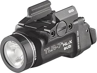 Streamlight 69504 TLR-7 HL-X Sub Rechargeable Rail-Mounted Gun Light