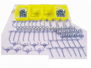 DB2-83 Two Polypropylene Pegboards with 83-Piece Locking Peg Hook Set by Triton Products – Polypropylene, Model DB-2-83