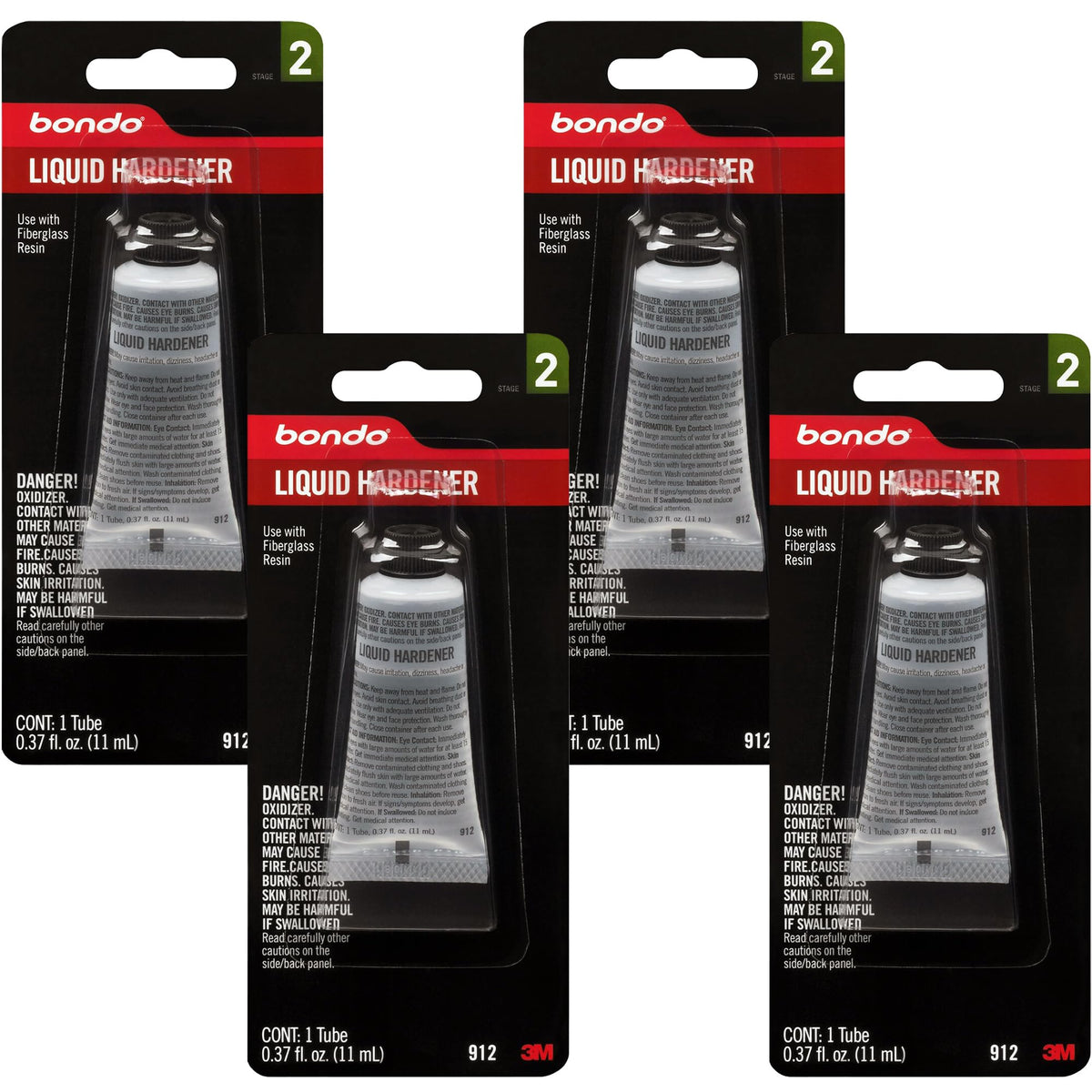 3M 11 Milliliter (Pack of 4) / Transparent / 4 Adhesive Putty
