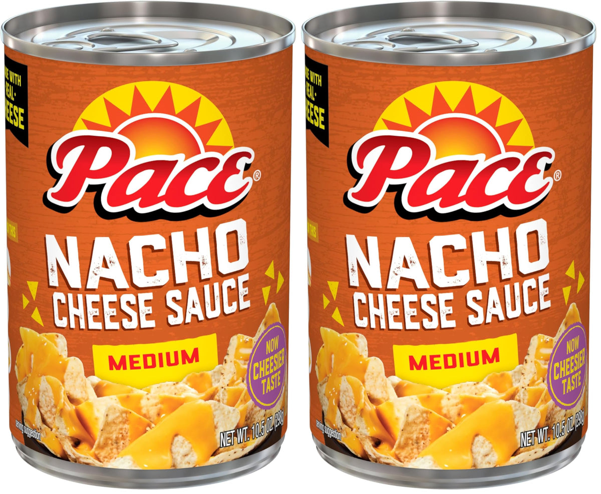 Pace 10.5 Ounce (Pack of 1) / 10.5 Ounce (Pack of 2) / Medium Cheese Processed Cheese