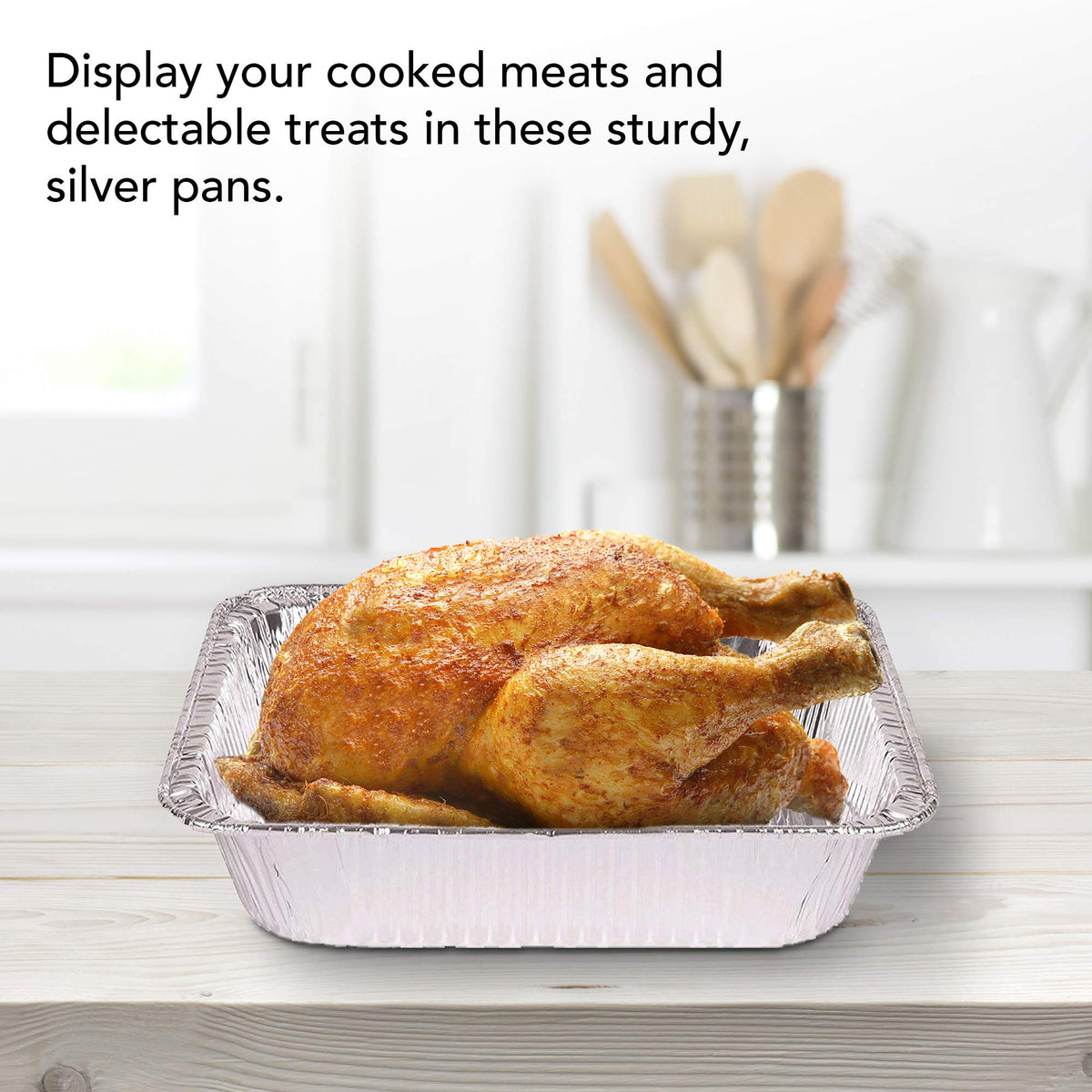 Stock Your Home 40 Pack / Silver / 96.0 ounces Disposable Cookware