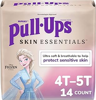 Pull-Ups Girls Skin Essentials Training Pants, 4T-5T, 14 Ct