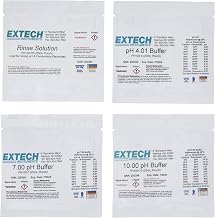 Extech PH103 Tripak pH Buffer Solution Pouches, pH 4, 7, 10
