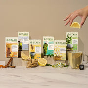 Tea Organic Lemon Ginger Green Tea by Stash – 16 Count (Pack of 6)