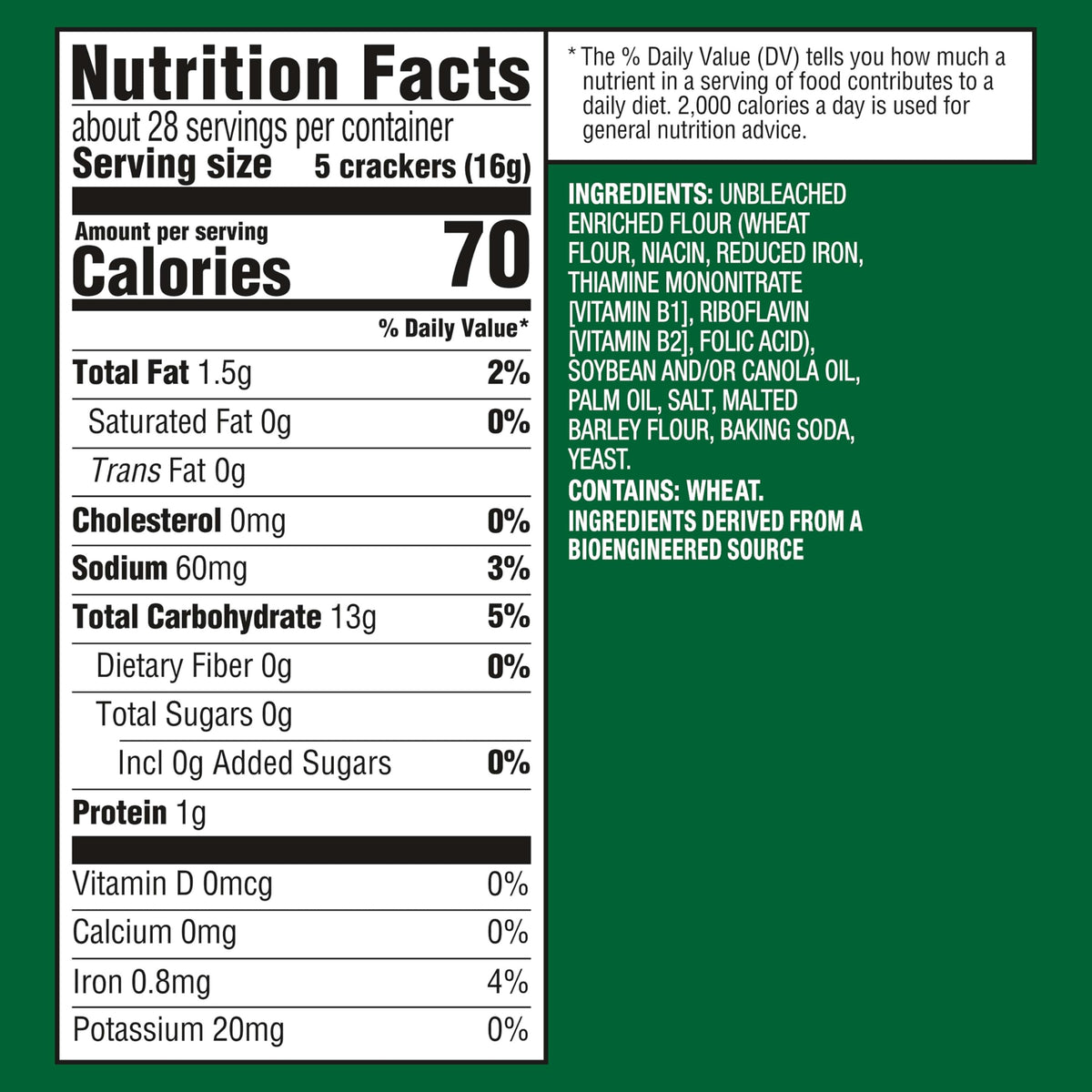 Unsalted Tops Saltine Crackers by Premium – 16 Ounce (Pack of 12), Pack of 12