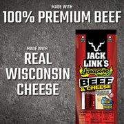 Jalapeno Sizzle Beef & Cheese Combo Pack by Jack Link's – 12 Ounce, Pack of 2