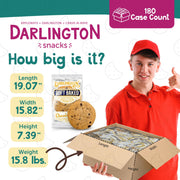 Darlington Snacks Chocolate Chip (Original) / 1.4 Ounce (Pack of 180) / Brown Chocolate Chip