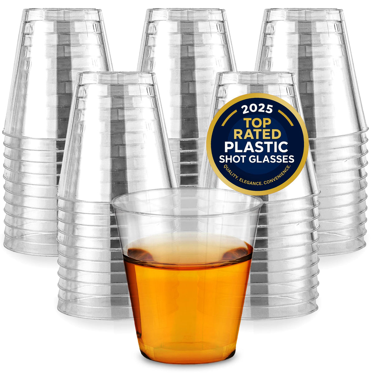 Stock Your Home 100 Pack / 2.0 ounces / Clear Shot Glasses