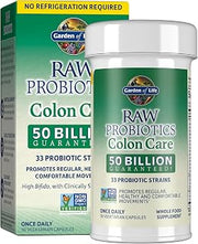 Garden of Life Raw Probiotics Colon Care, 50 B CFU, Shelf Stable, 30ct