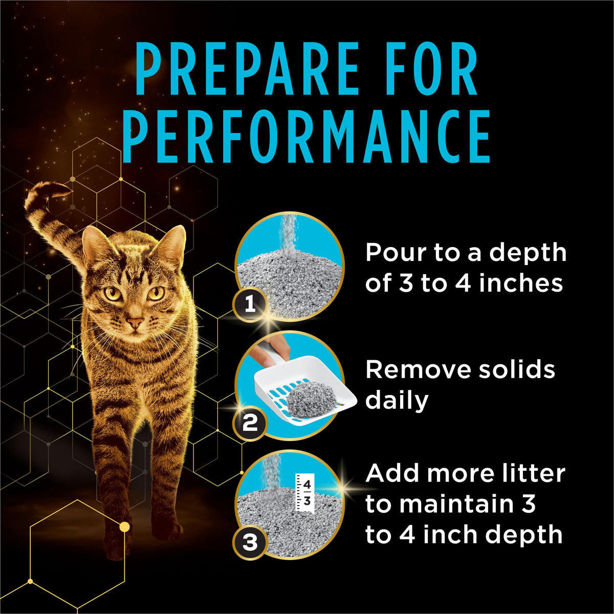 Performance Plus Power Clump Cat Litter by Purina Tidy Cats – 22 pounds, Clay, Other, Model 00070230100900