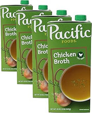 Pacific Foods Free Range Chicken Broth, 32 oz Carton (Pack of 4)