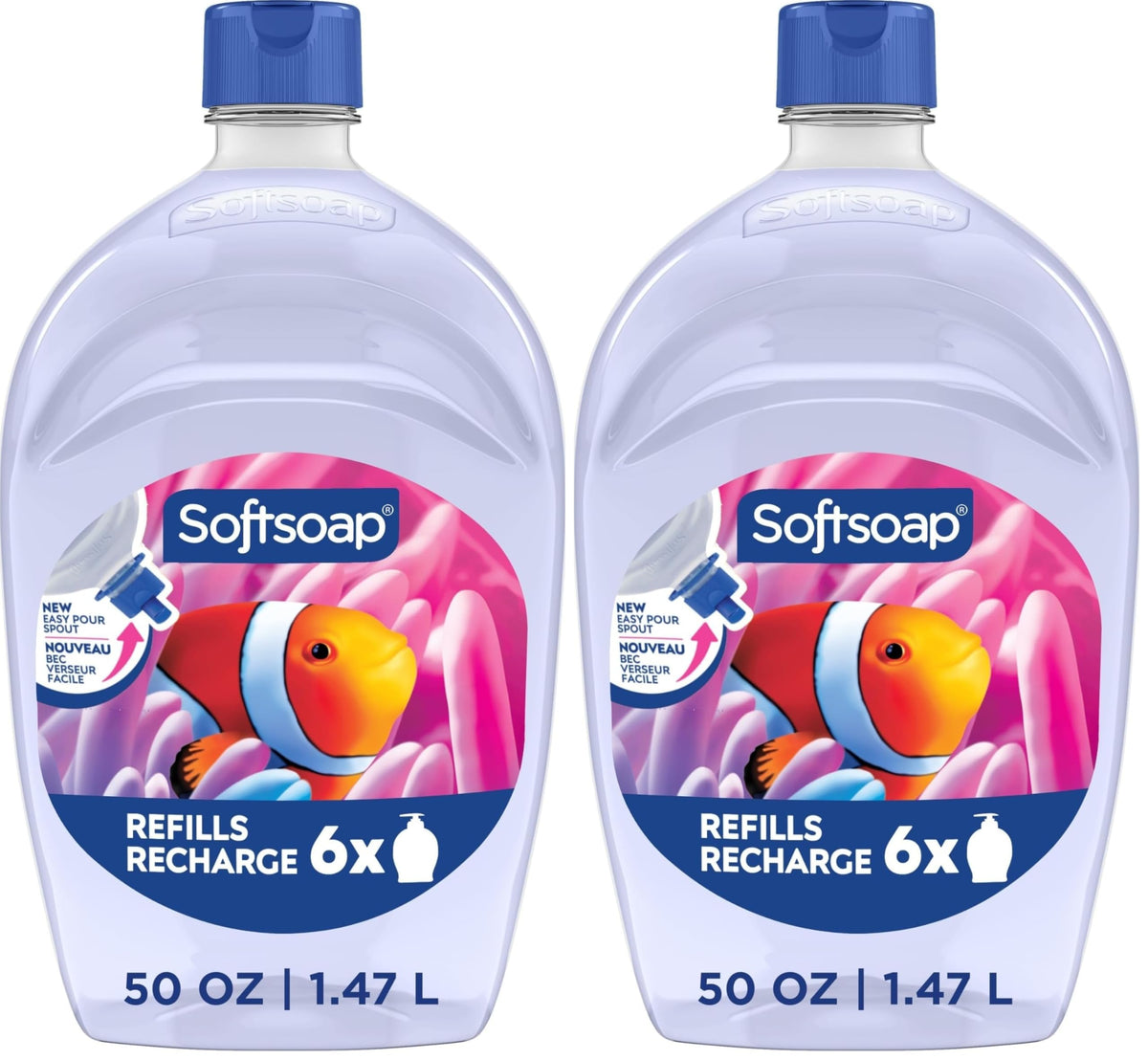 Softsoap 50 Fl Oz (Pack of 2) / Aquarium / Azul Hand Wash