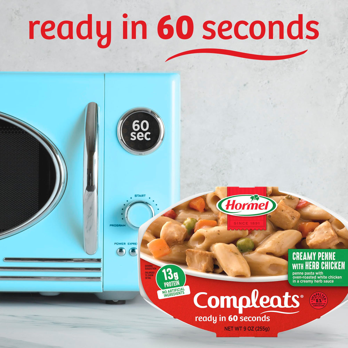 HORMEL COMPLEATS Italian Chicken and Penne / 9 Ounce (Pack of 6) / 6 Penne