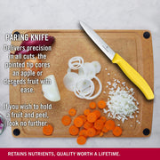 Victorinox Yellow / 3.9" / Straight Paring Knives