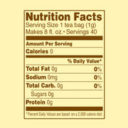 Celestial Seasonings Unflavored / 40 Count (Pack of 1) / 1 Herbal