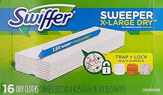 Swiffer Dry Cloth Refill 17.8" X 10" Regular 16 Count