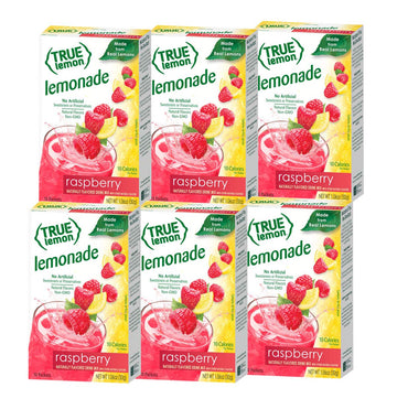 True Lemon Raspberry Lemonade 10 count - 6 pack by True Citrus – 5 Ounce (Pack of 6), Red, Model 4527884