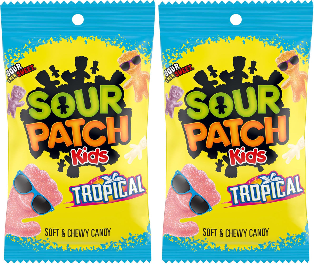 Sour Patch Kids 8 Ounce (Pack of 2) / Multicolor / kid-shaped Sour Candy