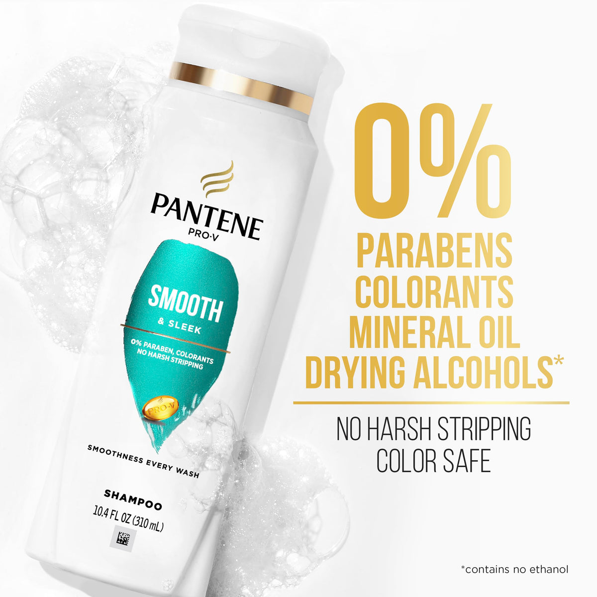 Pro-V Smooth & Sleek Duo Set Shampoo & Conditioner 12-12.6 Fl Oz by Pantene – 9.75 Fl Oz (Pack of 2), Pack of 2, Model 179795