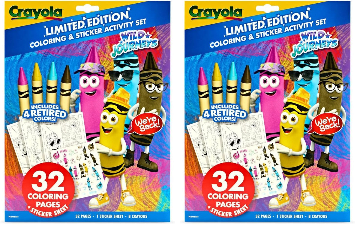 Crayola 8 Count (Pack of 2) / Reddish-Magenta / 1 Drawing