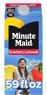 Minute Maid Lemonade, Strawberry, 59 oz