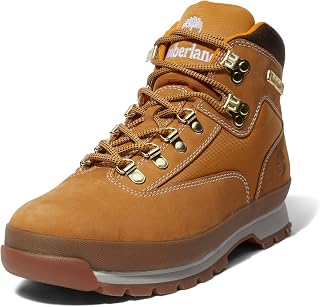 Timberland Men's Euro Hiker Lace Up Hiking Boot, Wheat, 10 Medium