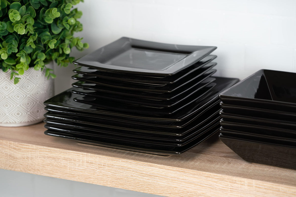 10 Strawberry Street Dark Blue / 30 PC / 1 Dinnerware Sets