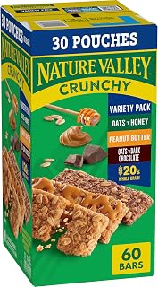 Nature Valley Crunchy Granola Bars, Value Pack, 60 ct, 44.7 oz