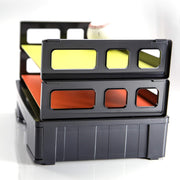 Recycled Drawer with Two Letter Trays by Officemate – Black, Model 26094