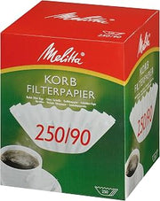 Melitta Basket Filter 90 White Pack of 250
