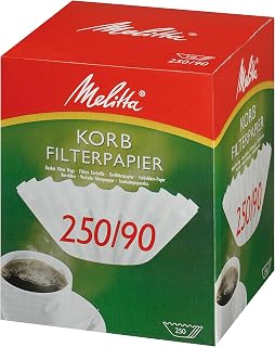 Melitta Basket Filter 90 White Pack of 250