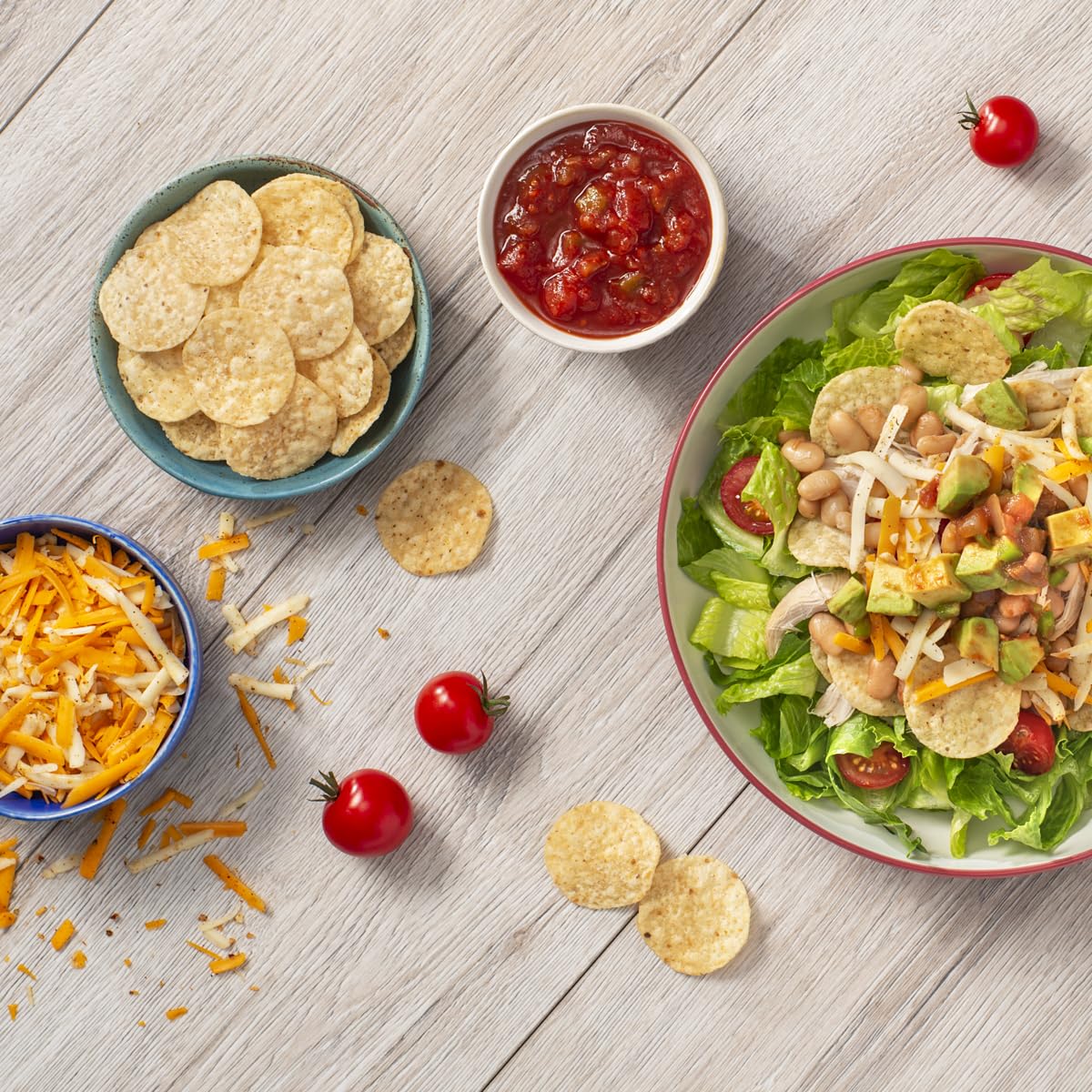 Tostitos Reduced Fat Crispy Rounds / 0.88 Ounce (Pack of 104) / 104 Count Tortilla