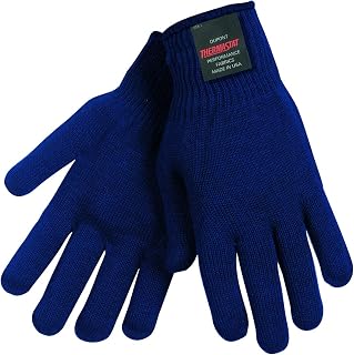 MCR Safety 9622 Dupont Thermostat 10-Gauge String Knits Gloves, Blue