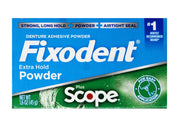 Denture Adhesive Powder by Fixodent – Powder, white, Pack of 3, Model 818-0556