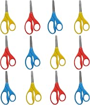 Westcott 5" Kids Blunt Scissors, Pack of 12, Assorted