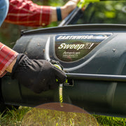 21-Inch Width Leaf & Grass Push Lawn Sweeper by Earthwise – 21" Width, Pine, Black, Model LSW70021