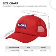 Curtis Sliwa for NYC Mayor Hats New York City 2026 Election Trucker Hat Mesh Back Baseball Caps by rayprint – One Size, Red, Model rayprint061zxc
