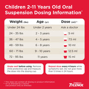 Tylenol Cherry Dye Free / 4 Ounce / Cherry (Dye-free) Acetaminophen