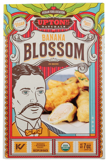 Upton Natural's Organic Banana Blossom (case of 6) by Upton's Naturals – 7 Ounce (Pack of 6), Natural, Pack of 6