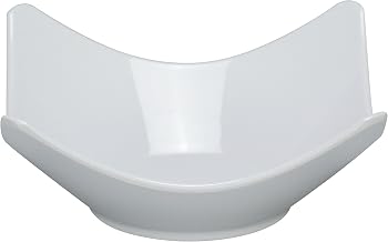 Yanco RM-507 Rome 7.25" Square Salad Bowl, 16 oz Capacity, Melamine, White Color, Pack of 48