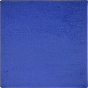 Joy Carpets Endurance 6' x 6' Square Solid Colored Area Rug in Royal Blue