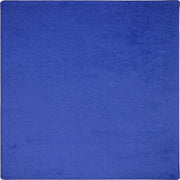 Endurance 6' x 6' Square Solid Colored Area Rug in Royal Blue by Joy Carpets – 6' x 6' (Square), Polyester, Royal Blue, Model 80P-06