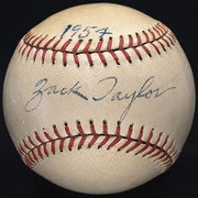 Topps Scarce Zack Taylor Single Signed Baseball 1920-1935 D. 1974 Jsa Loa #Bb11985 - Autographed Baseballs