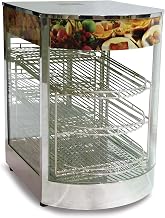 Omcan 21829 Commercial Counter Top Pizza Food Warmer Display Case 3 Shelf's
