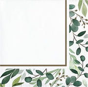 Creative Converting Eucalyptus Beverage Napkins, 16 ct