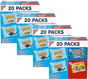 NABISCO Fun Shapes Variety Pack, Barnum's Animal Crackers, Teddy Grahams and CHIPS AHOY! Cookies, 20 Snack Packs (Pack of 4)